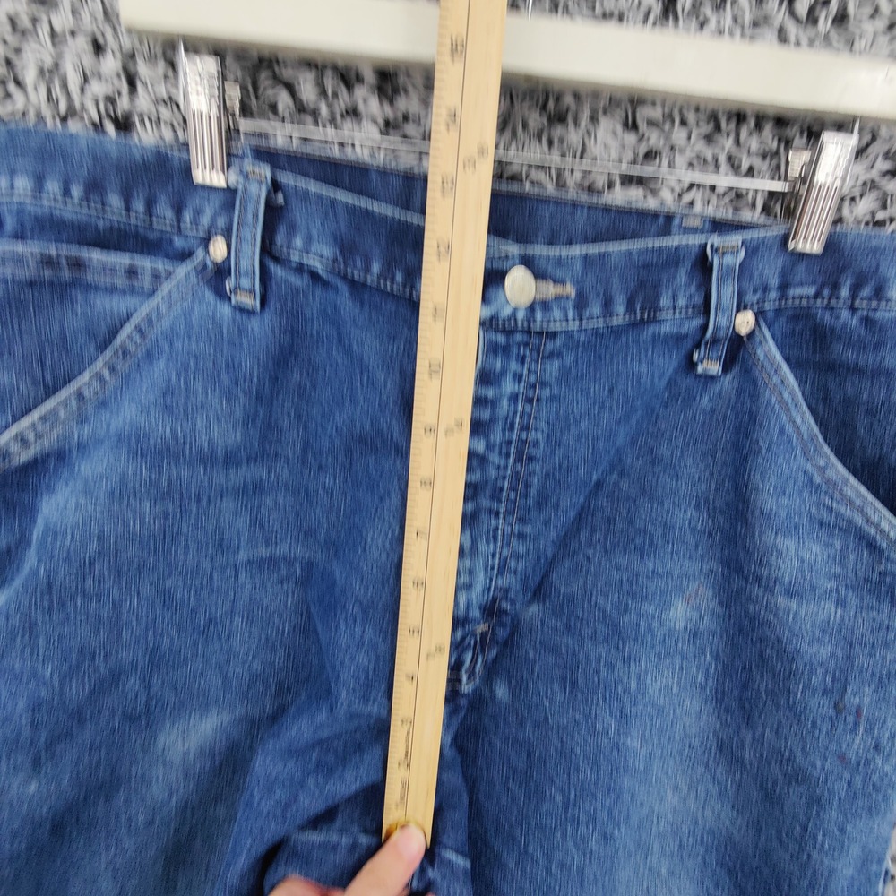 Wrangler Mens Workwear Utility Carpenter Strais Leg Jeans 36x30 Blue Denim - Picture 4 of 16